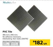 Multi Flor PVC Tile-495mm x 495mm Per Pack