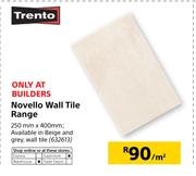 Trento Novello Wall Tile Range-250mm x 400mm Per Sqm