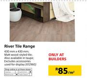 River Tile Range-430mm x 430mm Per Sqm