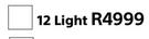 Eglo Basilano Chandelier 12 Light