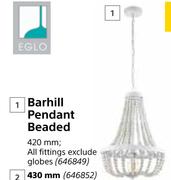 Eglo Barhill Pendant Beaded-420mm 