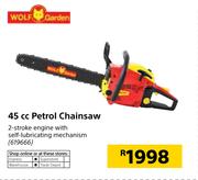 Wolf Garden 45cc Petrol Chainsaw