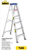 Builders 5 Run Aluminium Ladder