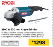 Ryobi 2500W 230mm Angle Grinder G-2500