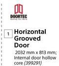 Doortec Horizontal Grooved Door-2032 mm x 813 mm