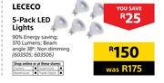 Lececo 5 Pack LED Lights