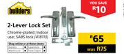 Builders 2 Lever Lock Set