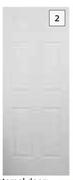 Solid Doors Toledo Internal Door-2032 mm x 813 mm