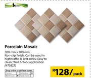 Porcelain Mosaic-300 mm x 300 mm Per Pack