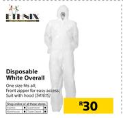 Ethnix Disposable White Overall