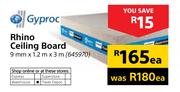 Gyproc Rhino Ceiling Board-9 mm x 1.2 m x 3 m Each