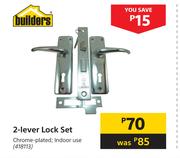 Builders 2-Lever Lock Set 418113
