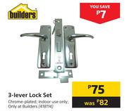 Builders 3-Lever Lock Set 418114