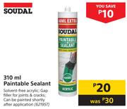 Soudal Paintable Sealant-310ml