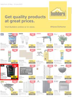 Builders Botswana : Get Quality Products At Great Prices (23 May - 12 June 2023), page 1