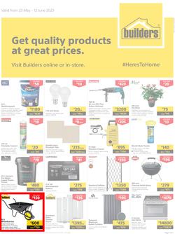 Builders Botswana : Get Quality Products At Great Prices (23 May - 12 June 2023), page 1