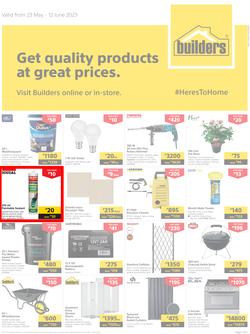 Builders Botswana : Get Quality Products At Great Prices (23 May - 12 June 2023), page 1