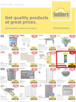 Builders Botswana : Get Quality Products At Great Prices (23 May - 12 June 2023), page 1