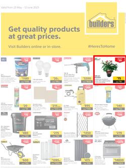 Builders Botswana : Get Quality Products At Great Prices (23 May - 12 June 2023), page 1