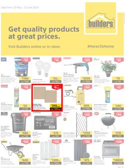 Builders Botswana : Get Quality Products At Great Prices (23 May - 12 June 2023), page 1