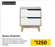 Home & Kitchen Rodus Pedestal 600mm (h) x 515mm (w) x 360mm (d)