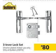 Builders 3 Lever Lock Set