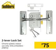 Builders 2 Lever Lock Set