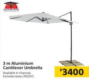Kalahari Shade 3m Aluminium Cantilever Umbrella