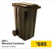 240L Wheeled Charcoal Container