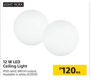 Lightworx 12W LED Ceiling Light-Each