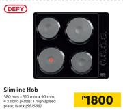 Defy Slimline Hob 580mm x 510mm x 90mm
