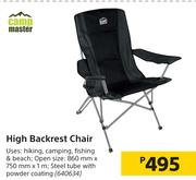 Camp Master High Backrest Chair