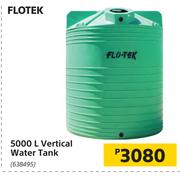 Flotek 5000Ltr Vertical Water Tank