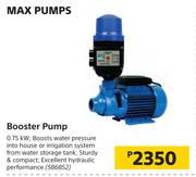 Max Pumps Booster Pump