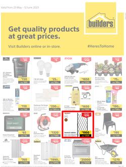 Builders Lusaka & Makeni : Get Quality Products At Great Prices (23 May - 12 June 2023), page 1