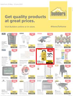 Builders Lusaka & Makeni : Get Quality Products At Great Prices (23 May - 12 June 2023), page 1