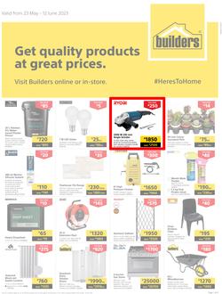 Builders Lusaka & Makeni : Get Quality Products At Great Prices (23 May - 12 June 2023), page 1