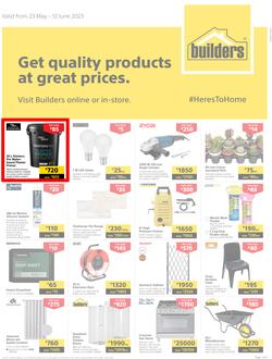 Builders Lusaka & Makeni : Get Quality Products At Great Prices (23 May - 12 June 2023), page 1