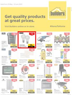 Builders Lusaka & Makeni : Get Quality Products At Great Prices (23 May - 12 June 2023), page 1