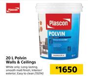 Plascon Polvin Walls & Ceilings-20L