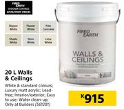 Fired Earth Walls & Ceilings-20L