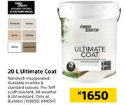 Fired Earth Ultimate Coat-20L