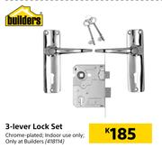 Builders 3 Lever Lock Set