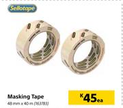 Sellotape Masking Tape-48mm x 40m Each
