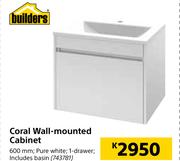 Builders Coral Wall Mounted Cabinet