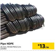 Pipe HDPE-Per m