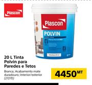 Plascon 20L Tinta Polvin para Paredes e Tetos