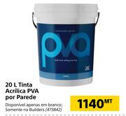 20L Tinta Acrilica PVA por Parede
