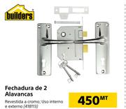 Builders Fechadura de 2 Alavancas