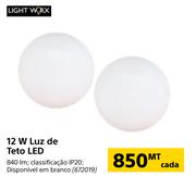 Lightworx 12W Luz de Teto LED-cada
